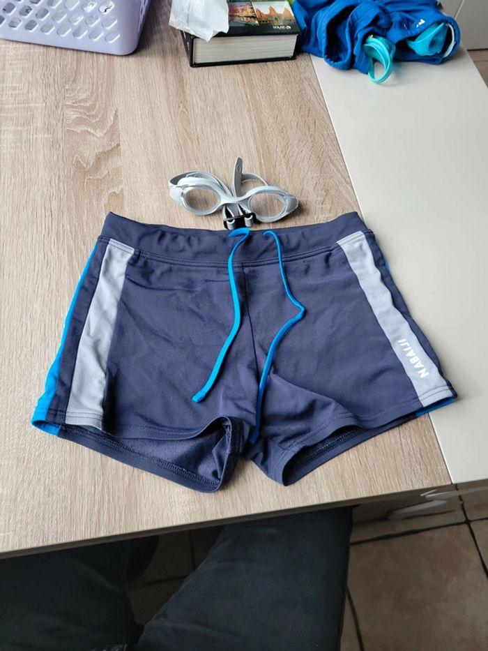 Maillot de bain shorty Nabaiji 11 / 12 ans + lunettes réglables - photo numéro 1