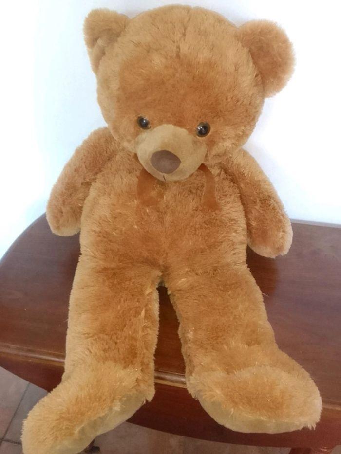 Peluche doudou gros nounours 1m - photo numéro 1