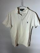 Polo ralph lauren blanc slim fit