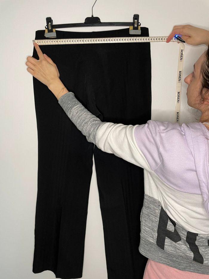 Pantalon noir droit taille 46 vintage - photo numéro 4