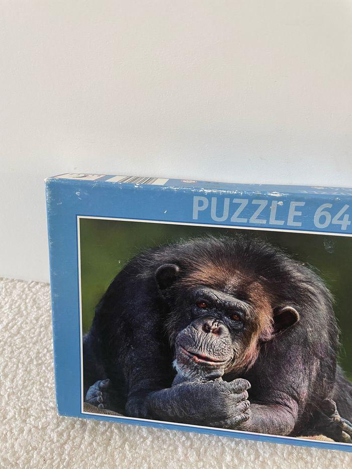 Puzzle 64 pièces Chimpanzé - photo numéro 4