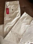 Pantalon chino beige