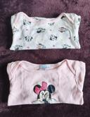 Lot 2 body Minnie Disney Baby 24 mois