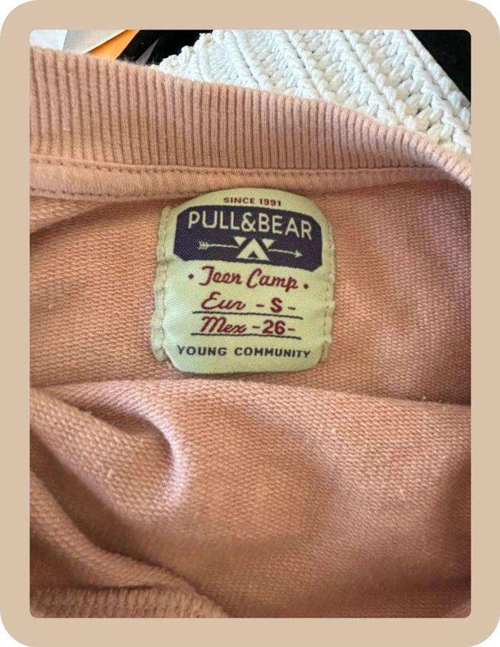 Sweat "américain" rose Pull&Bear taille 36 💖 - photo numéro 6