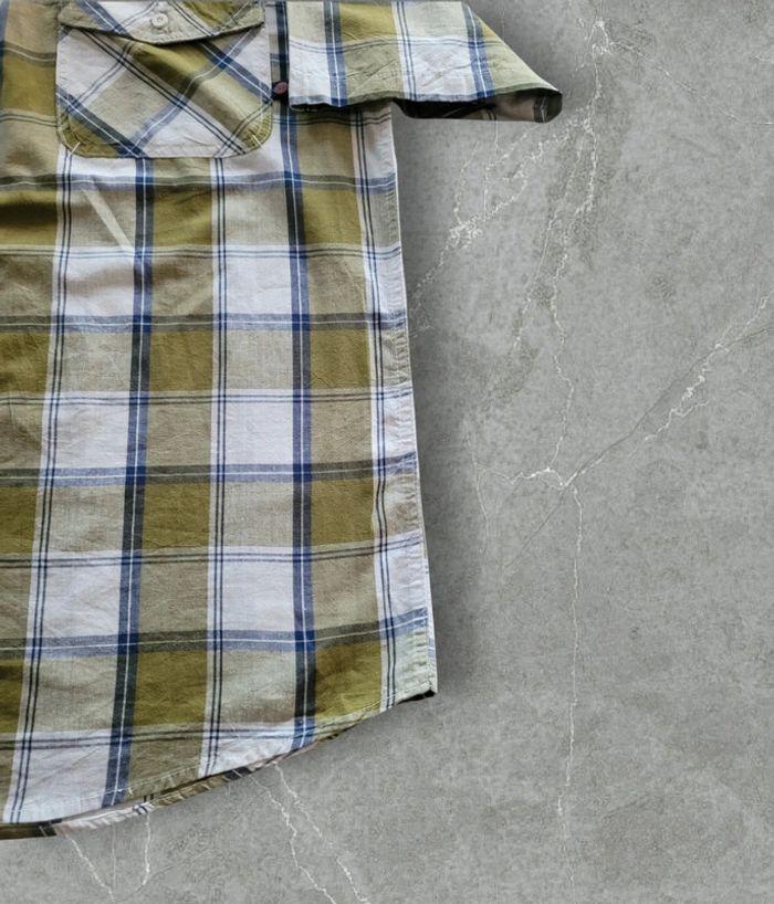 Chemise Dickies Carreaux Vert Taille XL Logo Brodé - photo numéro 2