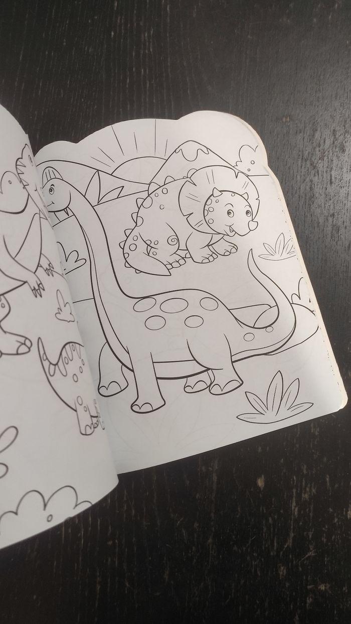 Cahier de coloriage - Dinos folies - photo numéro 2