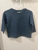 T-shirt Zara bleu manche longue 12mois 80cm