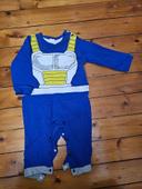 Pyjama 1 pièce sans pieds dragon Ball vegeta