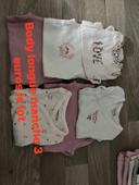 Lot de 12 body bébé fille