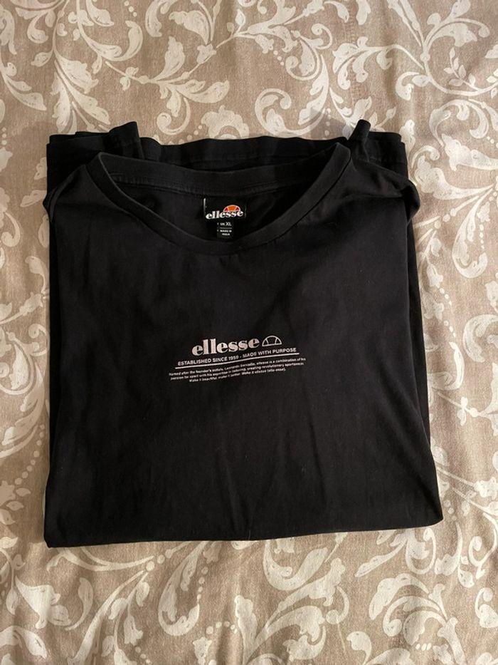 Tee shirt ellesse noir - photo numéro 1