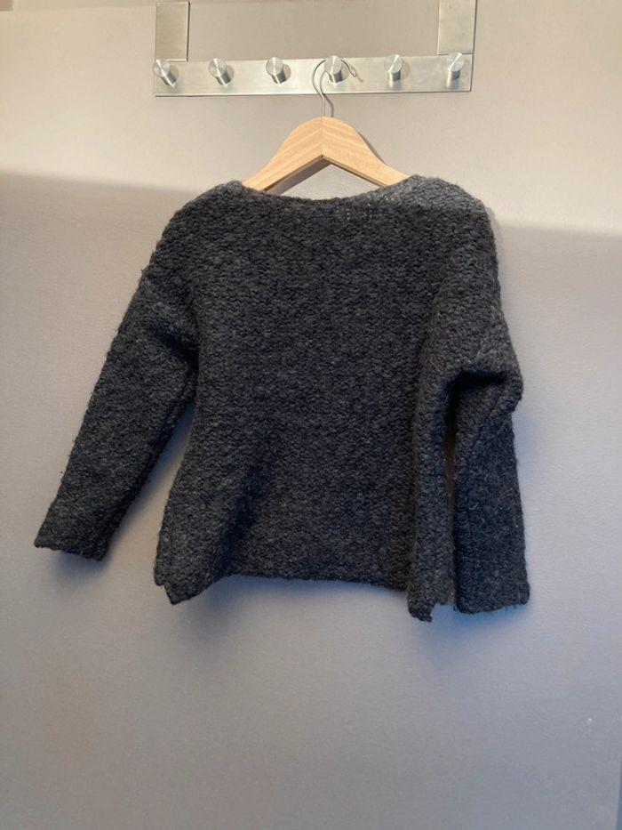 Bonton pull gris foncé 8 ans - photo numéro 8