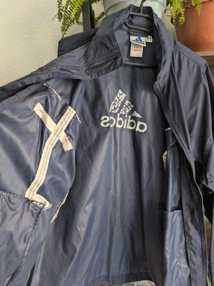 Veste coupe vent pluie bleu marine adidas 168 - photo numéro 4