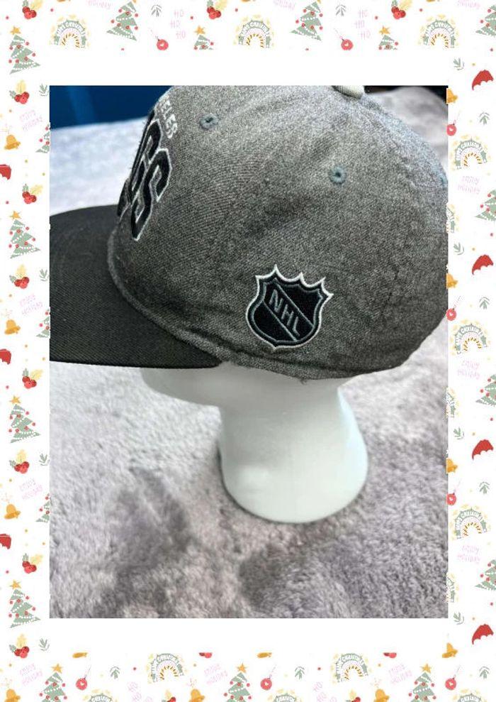 🧢 Casquette en laine Mitchell & Ness Los Angeles Kings Vintage Hockey NHL Grise  🧢 - photo numéro 2