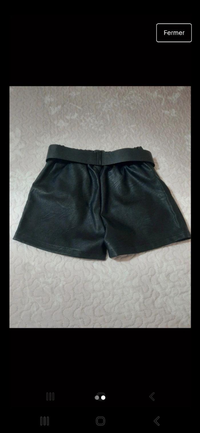 Short simili cuir - photo numéro 1