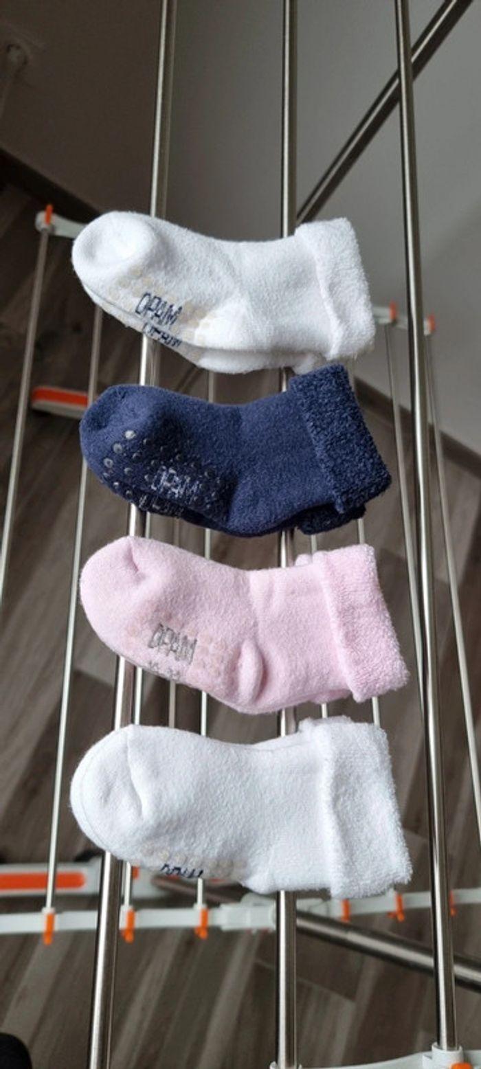 Lot de chaussettes antidérapantes 4 paires DPAM en 19-22 - photo numéro 1