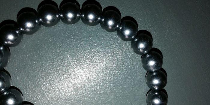 Bracelet perles anthracite - photo numéro 4