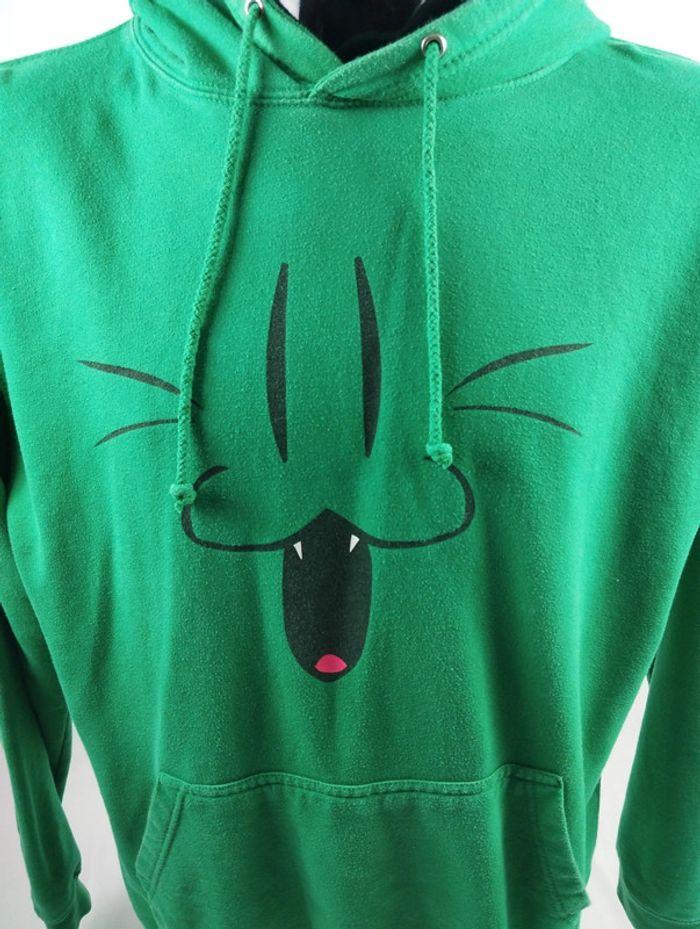 Sweat à capuche vert AWDIS – taille M - photo numéro 2