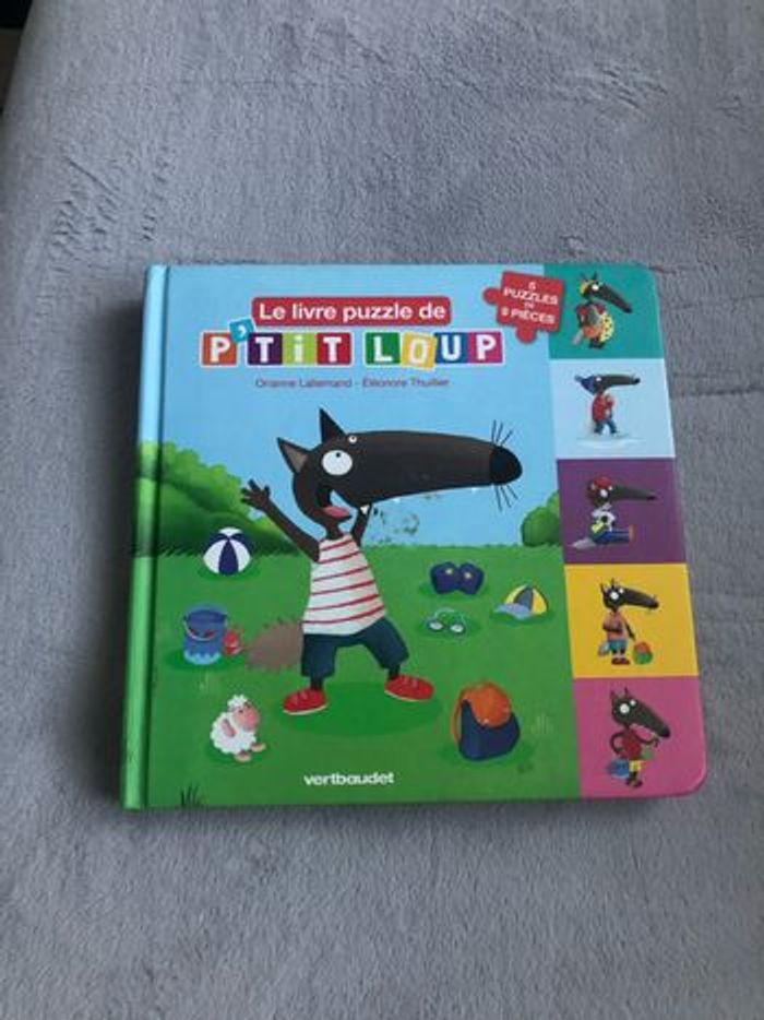 Livre puzzle petit loup - photo numéro 1