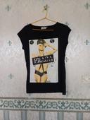 t-shirt Lady Gaga  +pin's