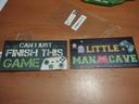 Lot de 2 plaques en bois Gamer