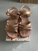 Sandales été fille rose pailletée taille 29