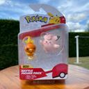 Poussifeu et Mélofée Figurine Batte Figure Pack Pokémon Jouet