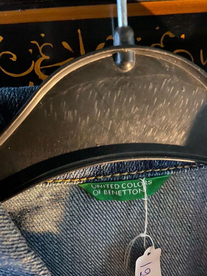 Veste jeans benetton - photo numéro 4