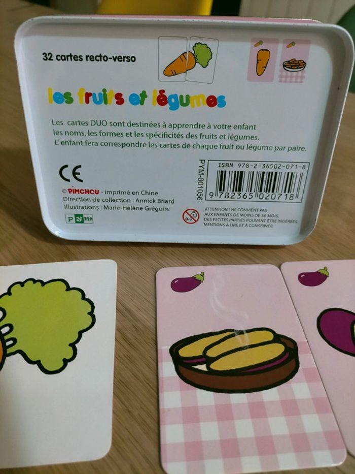 Jeux cartes fruits et légumes - photo numéro 5