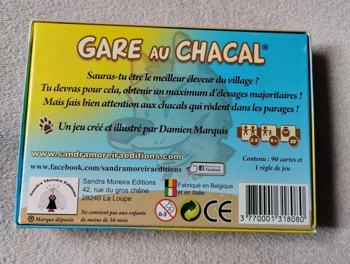 Jeu carte "gare au chacal" NEUF - photo numéro 3