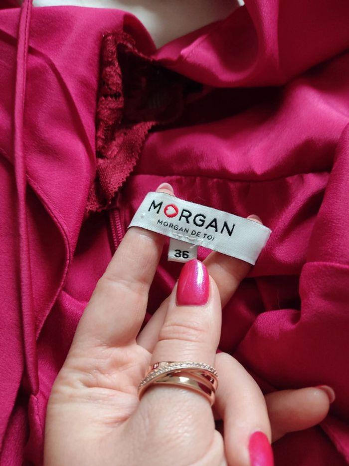 Superbe robe satinée • Morgan • 36/S - photo numéro 4