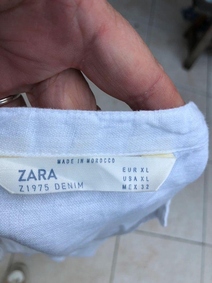 Blouse Zara taille 42 crème très clair - photo numéro 5