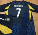 Beau maillot Ronaldo taille 12 ans modèle 2025 Al Nasser Away Blue