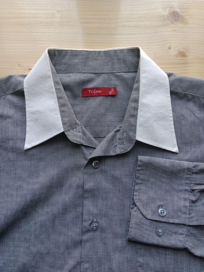 Chemise  grise / camisa gris - photo numéro 2