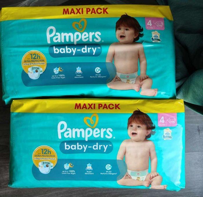 2 maxi couche pampers taille4