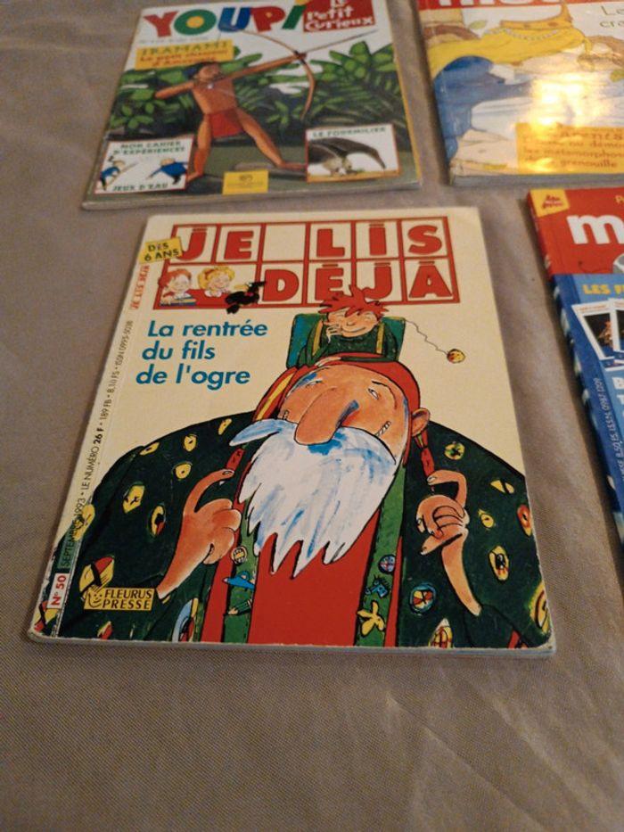 Lot livre magasine enfants je lis déjà moi je lis youpi mille une histoire - photo numéro 2