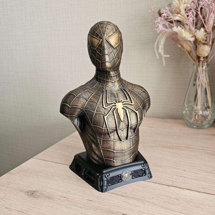 Figurine buste Spiderman Gold 19cm FanArt - photo numéro 1