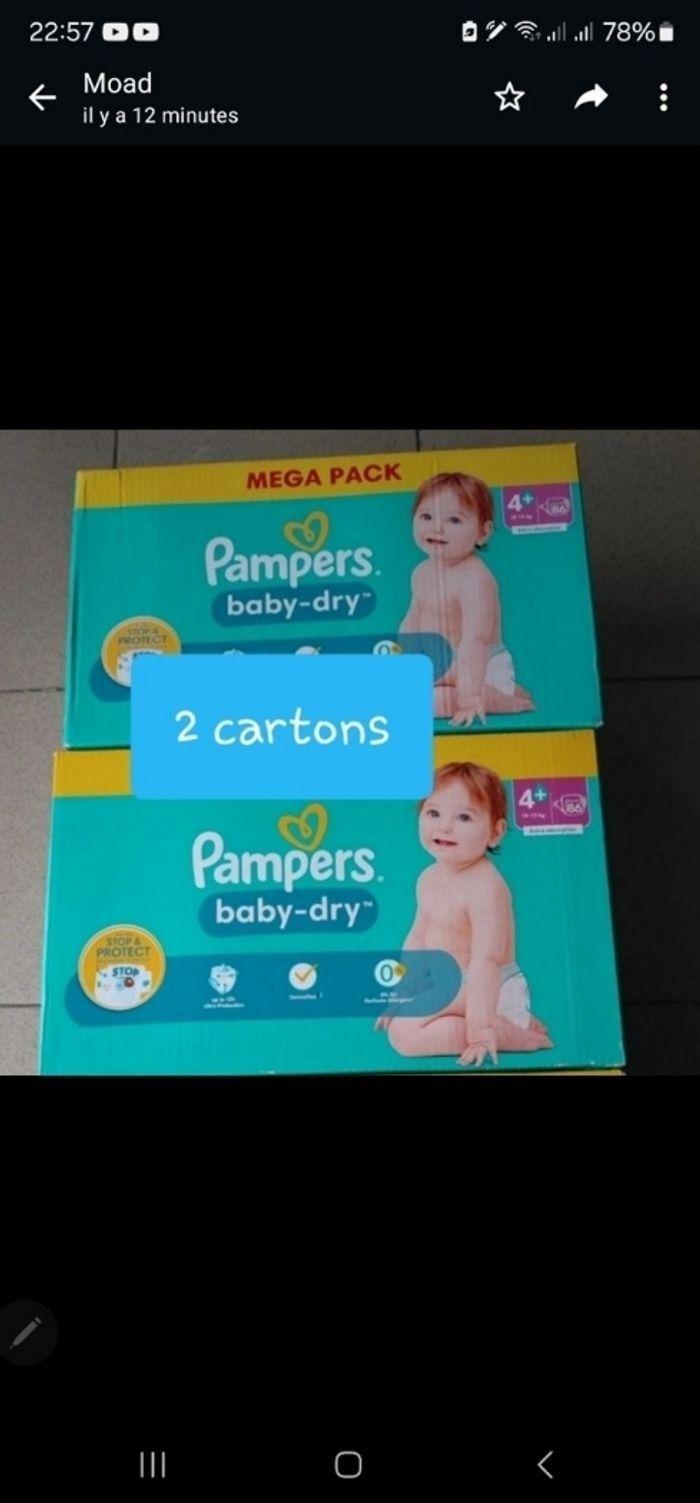 Couches  pampers