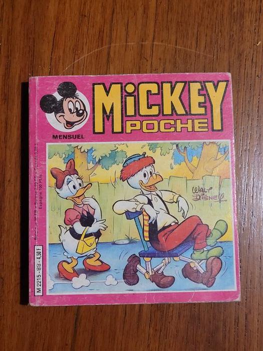 4 Mickey  poche - Disney - vintage 1981 - photo numéro 4