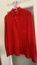 Chemise rouge pierbe 42