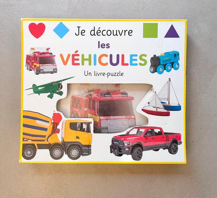 Livre puzzle je découvre les véhicules parfait état - photo numéro 1