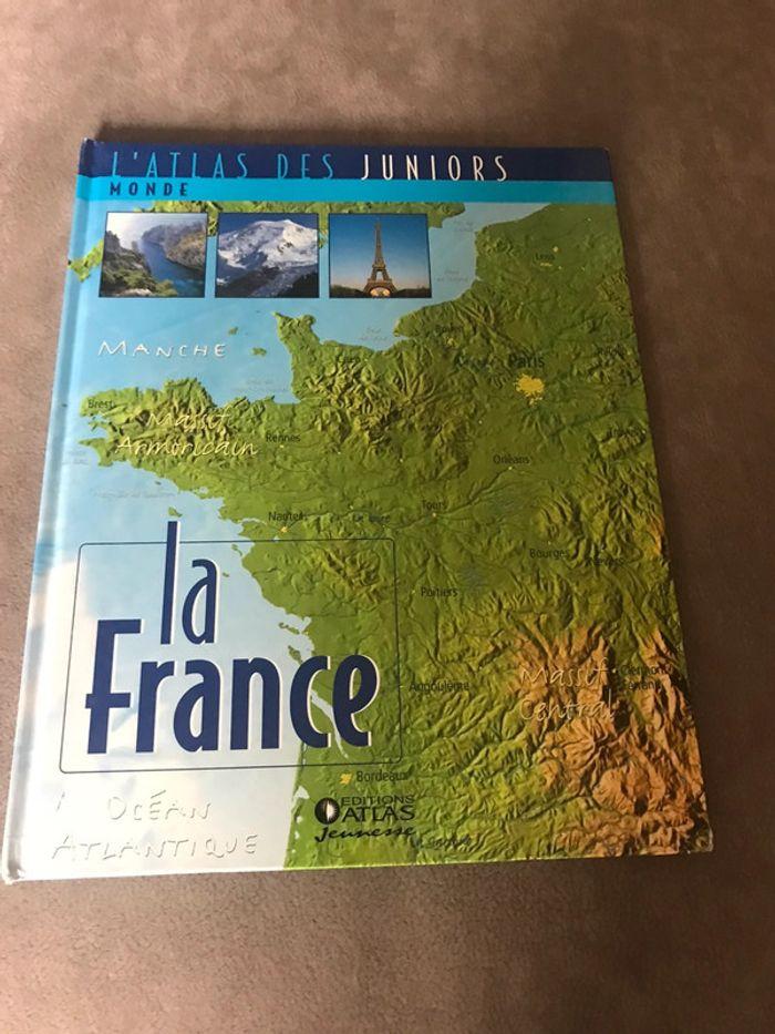 Livre La France atlas des juniors - photo numéro 1