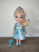 Poupée Elsa ( la Reine des neiges ) 38 Cm avec sa brosse