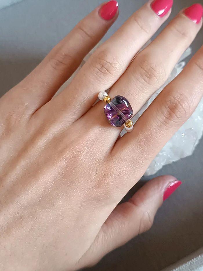 Jolie bague en perle - photo numéro 1