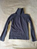 Pull col roule gris foncé gemo Taille 8 ans