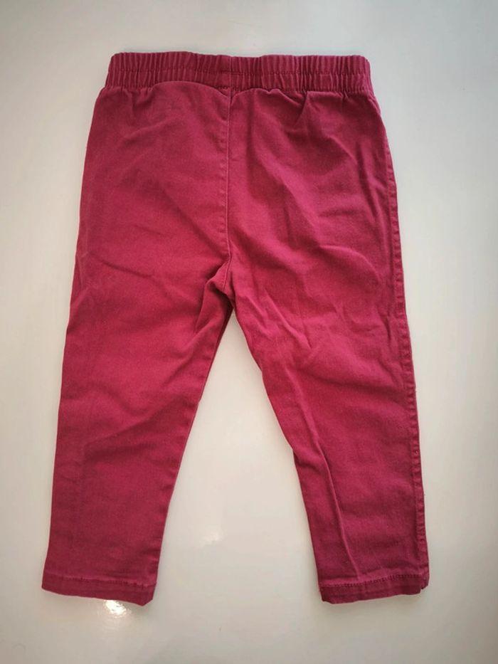 Pantalon bordeaux 18mois - photo numéro 1