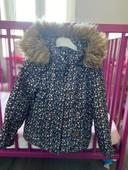 Manteau fleuri 4 ans