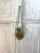 Sac à main réversible ananas