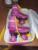 Rollers avec sac de transport disney Soy Luna bon état taille 31 32