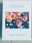 Puzzle Cruny à fleurs 1000 pièces neuf