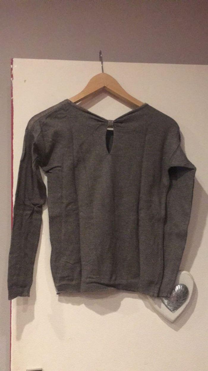 Pull gris Camaïeu taille XS - photo numéro 6